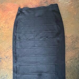 I.N.C. Elegant Black Pencil Skirt